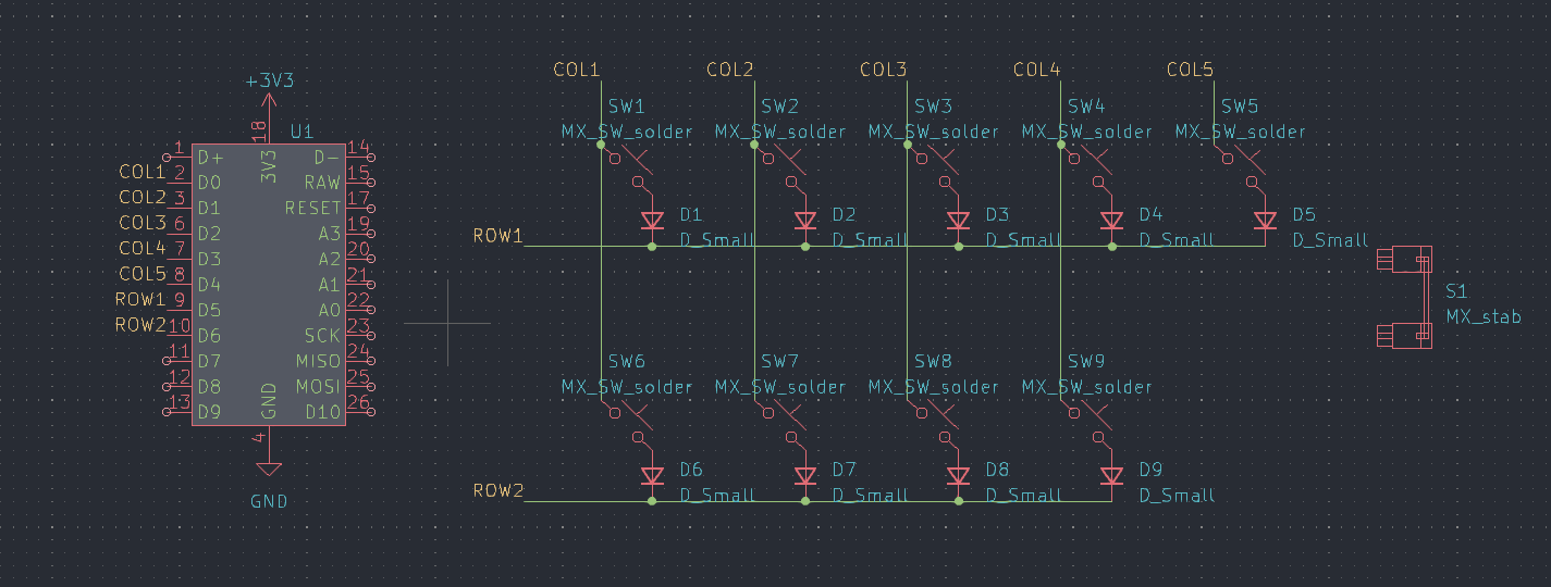 Keyboard Design Part 3 - Schematic Capture