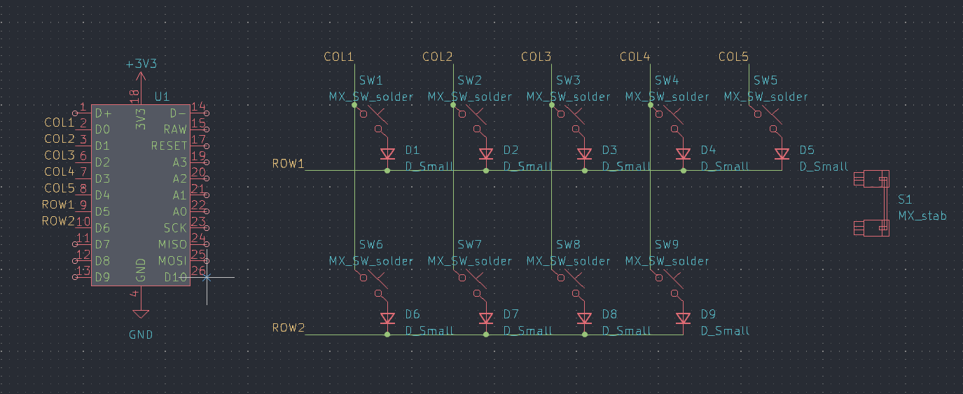 Keyboard Design Part 3 - Schematic Capture