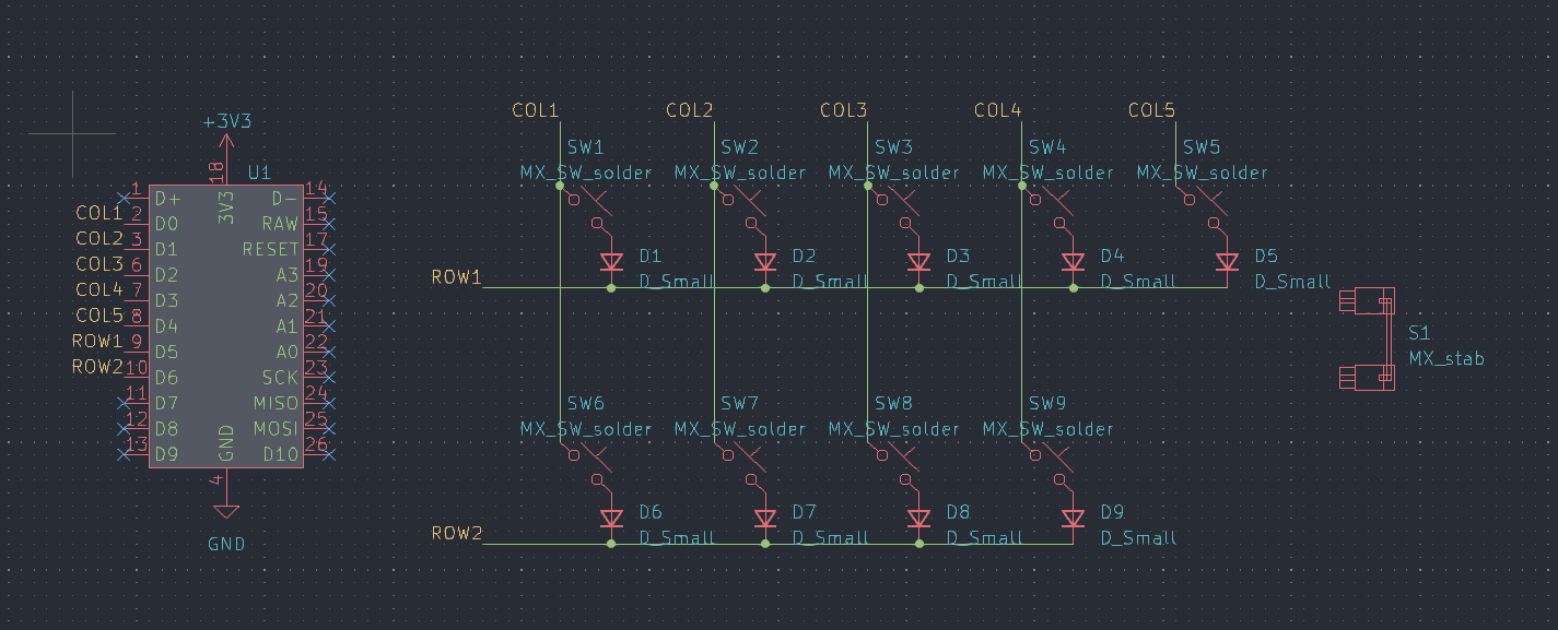 Keyboard Design Part 3 - Schematic Capture